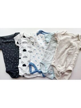 Cloud Island • 5 Pack Onesie Bundle 0-3 Months